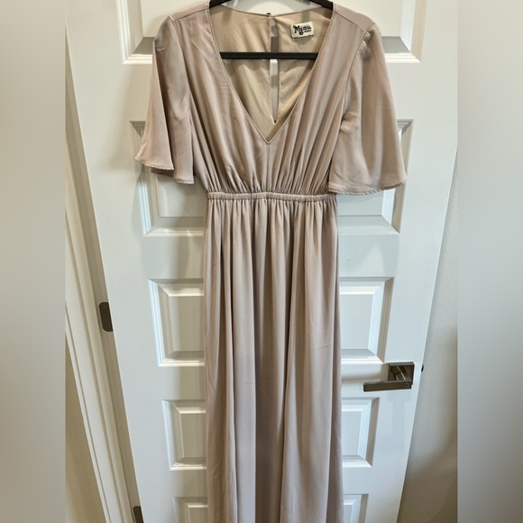 Show me your Mumu,Emily Chiffon A-Line Gown. - Picture 5 of 10